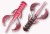 7kom - Gumeni Mamac Crazy Fish Nimble 6,5cm 2,3gr 23D Pink Provoker