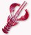 7kom - Gumeni Mamac Crazy Fish Nimble 6,5cm 2,3gr 73 Blue Ruby