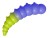 7kom - Gumeni Mamac FreshLures Big Junior 1,7" 4,3cm 2,75gr #204 UV