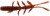 7kom - Gumeni Mamac Illex Nymfa Scissor Comb 9,7cm Ebimiso Red Flake