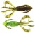 7kom - Gumeni Mamac Keitech Crazy Flapper 3,6" 9,1cm 6,6gr Green Pumpkin / Chartreuse