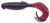 7ks - Gumová Nástraha Keitech Flapper Grub 4" 10cm 6,5gr Grape
