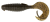 7ks - Gumová Nástraha Keitech Flapper Grub 4" 10cm 6,5gr Green Pumpkin PP