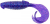 7ks - Gumová Nástraha Keitech Flapper Grub 4" 10cm 6,5gr Violet