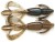 8 kom - Gumena Mamac Keitech Crazy Flapper 2,8" 7,1 cm 3,4 gr Plava Leđa Cimet