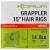 8kom - Gotovi Predvezi Korum Grappler Hair Rigs Barbed 38cm Veličina 14 0,23mm/8lb