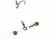 8kom - Gumena perlica Avid Carp Outline Naked Sliding Safety Beads