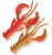 8kom - Gumeni Mamac Crazy Fish Nimble Plovući 5cm 15D Fire Orange