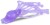8kom - Gumeni Mamac Iron Trout Duckfring Purple Rockstar