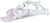 8kom - Gumeni mamac Iron Trout Duckfringe Silver Flasher