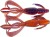 8kom - Gumeni Mamac Keitech Crazy Flapper 2,8" 7,1cm 3,4gr Violet Fire