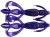 8kom - Gumeni Mamac Keitech Crazy Flapper 2,8" 7,1cm 3,4gr Violet