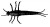 8kom - Gumeni Mamac Savage Gear 3D PVC Mayfly Nymph 5cm 1g Black