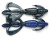 8ks - Gumena Mamac Keitech Crazy Flapper 2,8" 7,1cm 3,4gr Crna Plava