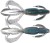 8ks - Gumena Mamac Keitech Crazy Flapper 2,8" 7,1cm 3,4gr Electric Silver Shiner
