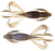 8ks - Gumena Mamac Keitech Crazy Flapper 2,8" 7,1cm 3,4gr Electric Smoke Craw