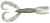 8ks - Gumová Nástraha Keitech Little Spider 3" 7,6cm 1,7gr Bluegill Flash