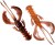 9kom - Gumeni Mamac Crazy Fish Nimble 4cm 1gr 8D Orange Coffee