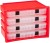 Box Plano Deluxe Portable Rack System 3700, Red