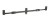 Buzzer bar Anaconda Adjustable Black Buzzer Bar 29-44cm