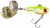 Chatterbait nástraha Berkley Pulse Spintail 28 g Candy Lime