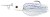 Chatterbait Shimano Yasei Chit Chat Chatter 13g Pearl White