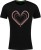 Dámske Tričko Korda Womens Love T-Shirt Black Veľkosť L