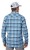 Flanelna košulja Grundéns Dungeness Seawool Flannel Shirt Captain's Blue