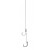 Gotovi Predvez Uni Cat Hair Rig 120cm Udica 2/0+1/0