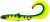 Gumeni mamac Westin Bullteez Curltail 27cm 103gr Tiger Perch