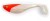 Gumová Nástraha Black Cat Big Hit Shad 18cm Red Head