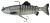 Gumová Nástraha Rage Replicant Jointed UV Silver Baitfish 18cm 80gr