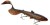 Gumová nástraha Westin BullTeez Curltail Inline 33cm 230gr Sinking Natural Pike