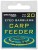Háčik bez Protihrotu Drennan Eyed Carp Feeder Barbless Veľkosť 12