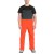 Hlače s naramenicama Grundéns Full Share Bib Orange/Gray