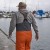 Hlače s naramenicama Grundéns Full Share Bib Orange/Gray