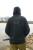 Hoodica Black Cat Black Zip Hoody
