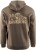 Hoodica Grundéns King of the Lakes Hoodie Otter Heather Veličina XXL