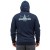 Hoodica Grundéns Logo boat Hoodie Dark Navy
