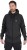 Hoodica Matrix Charcoal Marl Zip Hoody