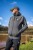 Hoodica Matrix Charcoal Marl Zip Hoody