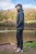 Hoodica Matrix Charcoal Marl Zip Hoody