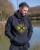 Hoodica Matrix Large Fade Logo Hoody - Black/Lime