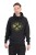 Hoodica Matrix Large Fade Logo Hoody - Black/Lime