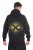 Hoodica Matrix Large Fade Logo Hoody - Black/Lime