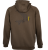 Hoodica na patent s kapuljačom Avid Carp Compound Zip Hoodie Smeđa