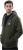Hoodica Nash Make It Happen Badge Zipped Hoody Green Veličina XL