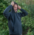 Hoodica s kapuljačom Avid Carp Compound Hoodie Crna