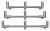 Hrazda za 3 Štapa Solar P1 Pro-Loc 3 Rod Buzzer Bar Veličina Large