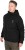 Jakna Fox Collection Sherpa Jacket Black & Orange